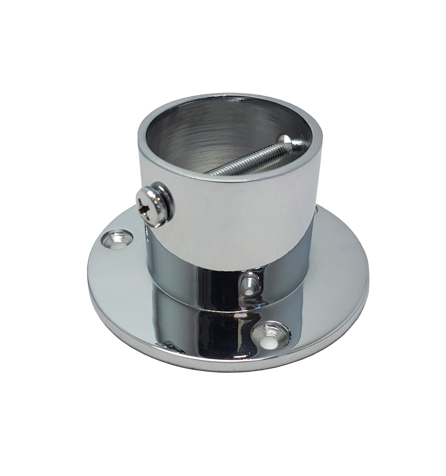 Kaideköyden seinäkiinnike 35mm kromattu messinki