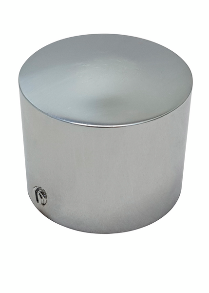 Kaideköyden päätytulppa 35mm kromattu messinki