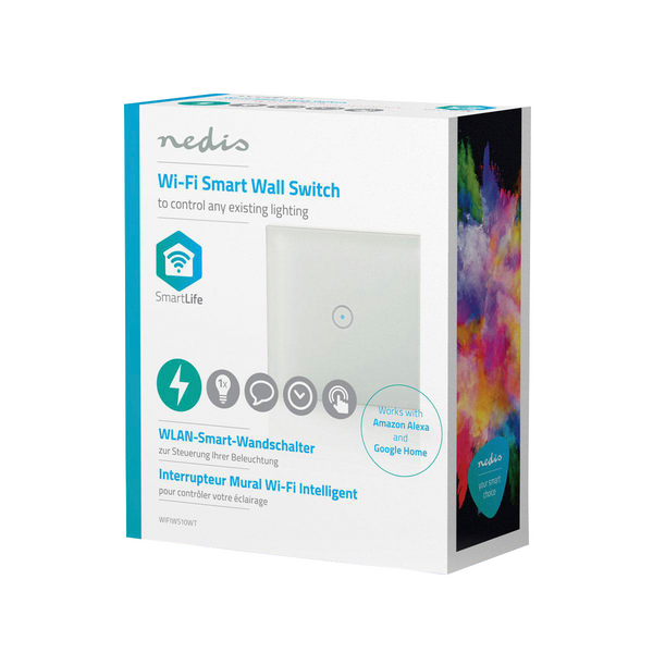 Valokytkin Nedis wifi 1-osainen