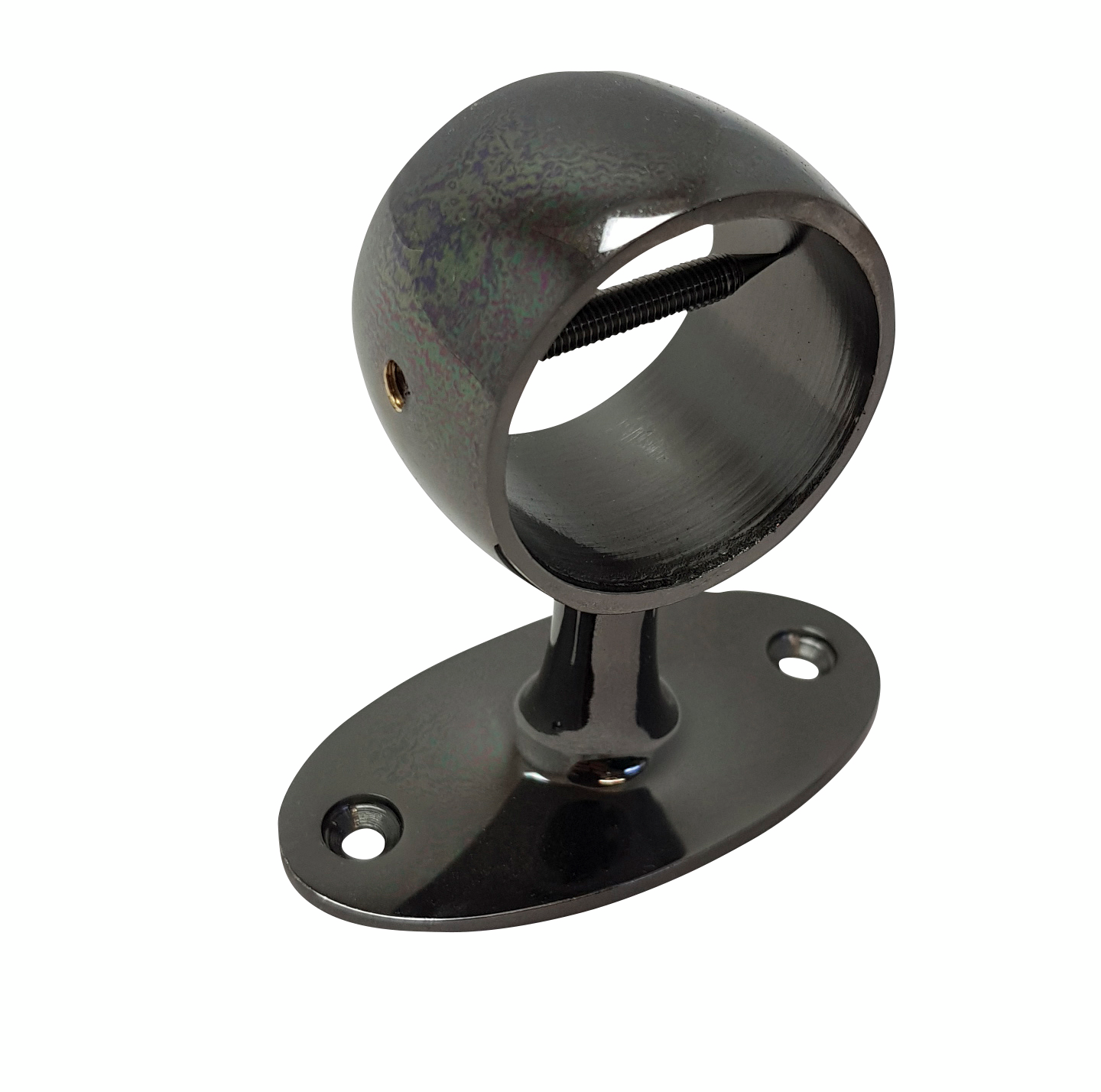 Kaideköyden kannatin 35mm musta niklattu messinki