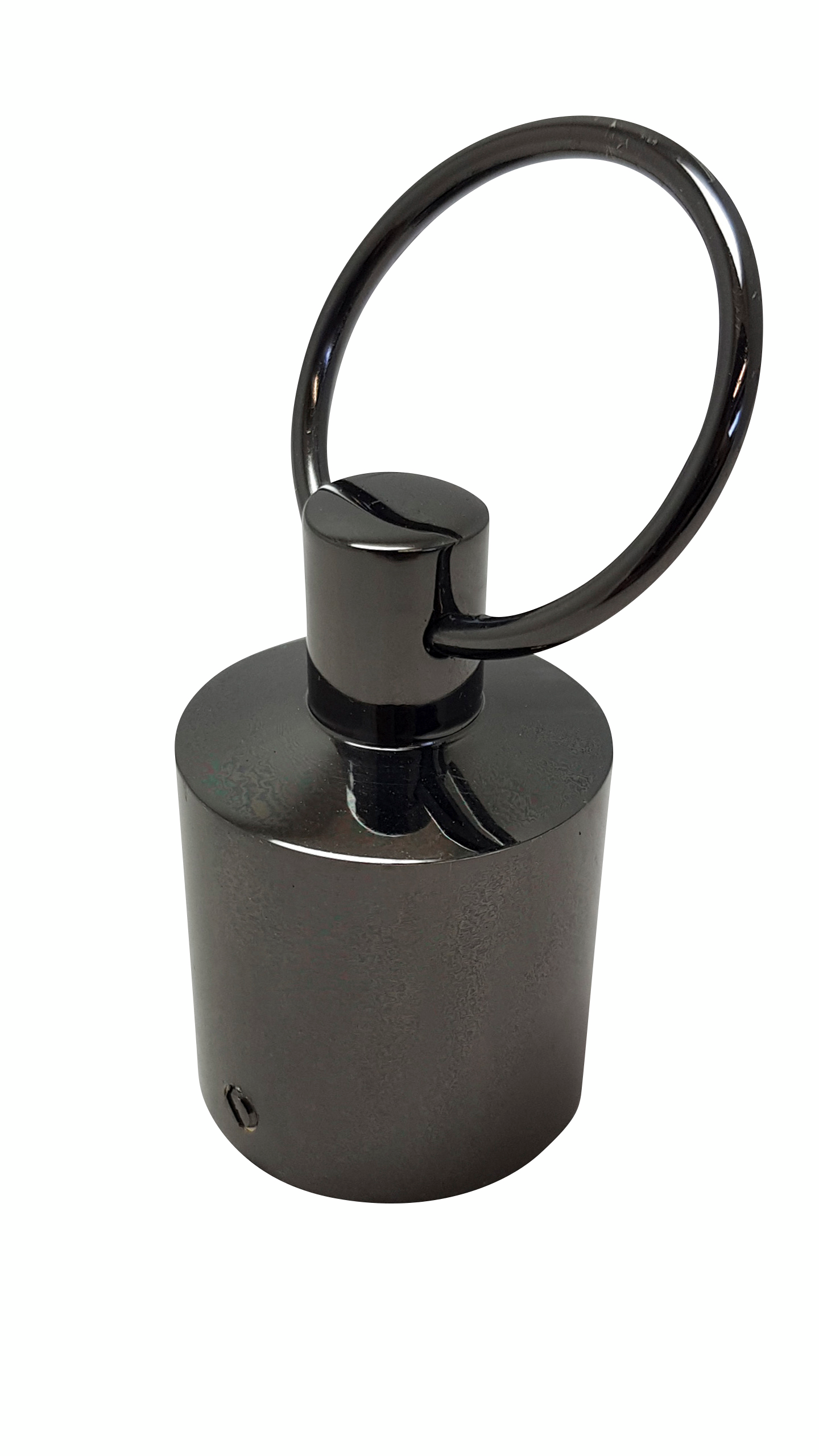 Kaideköyden tulppa ja rengas 35mm niklattu messinki musta