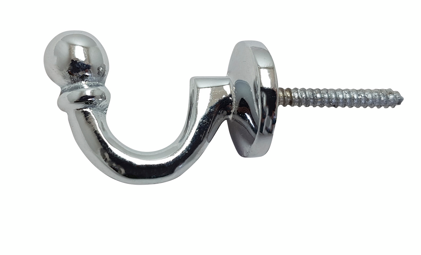 Kaideköyden kuulakoukku kromattu messinki