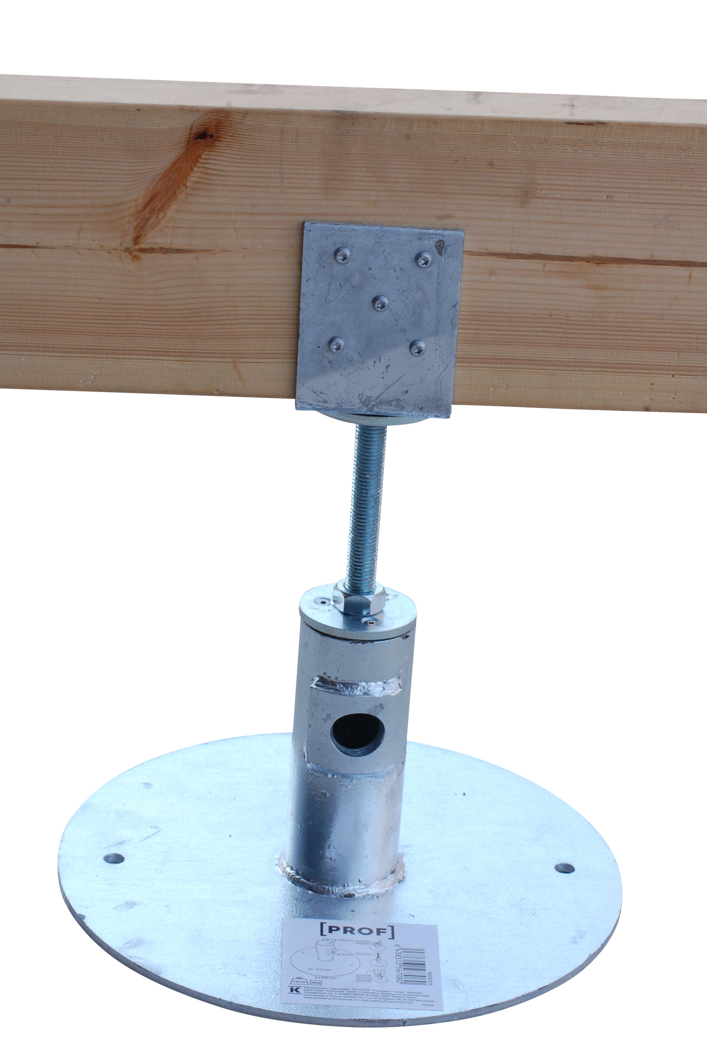 Lyötävä säädettävä kiinnike PROF M16x150