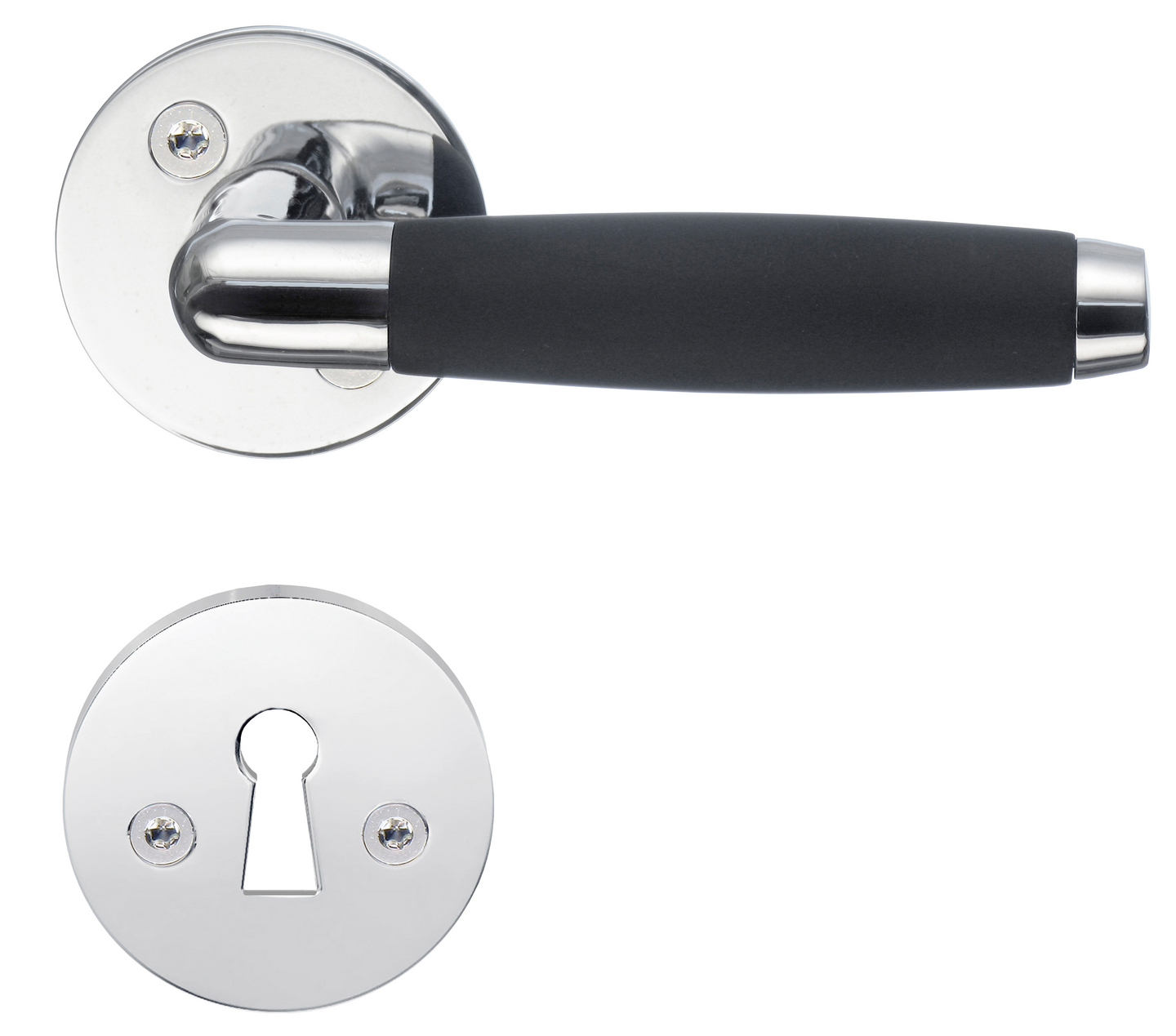 Sisäovenpainike Beslagsboden Design B874KN kiiltävä kromi