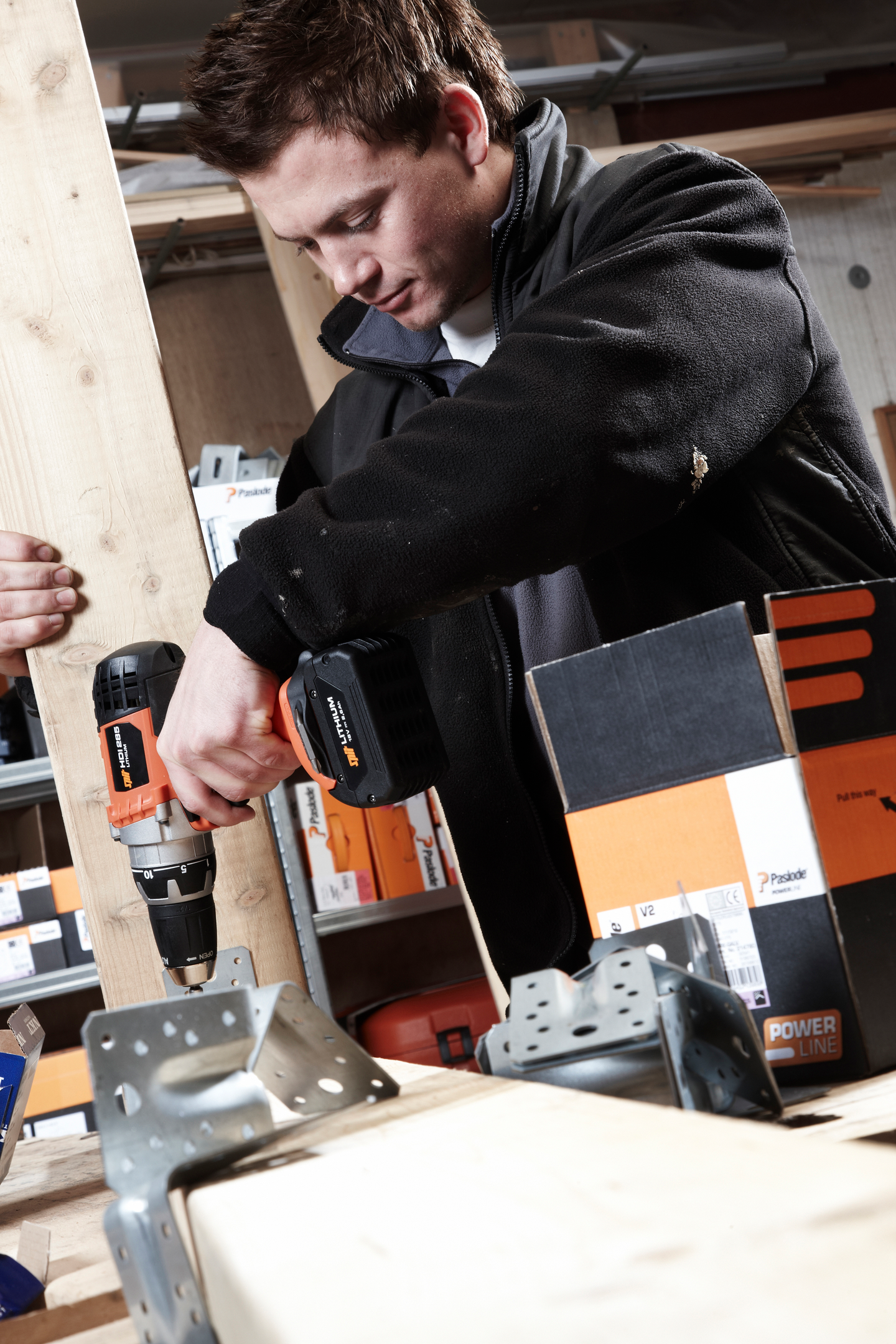 Kulmalevy Paslode 50x50x1,5x35mm vahvistettu Powerline S35 214053