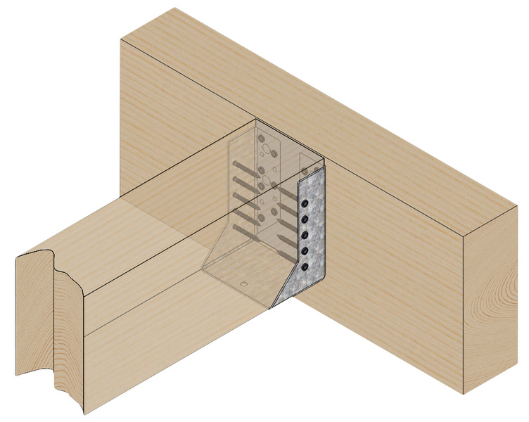 Palkkikenkä Paslode sisäpuolinen 48x96mm 98-145mm palkille 212378