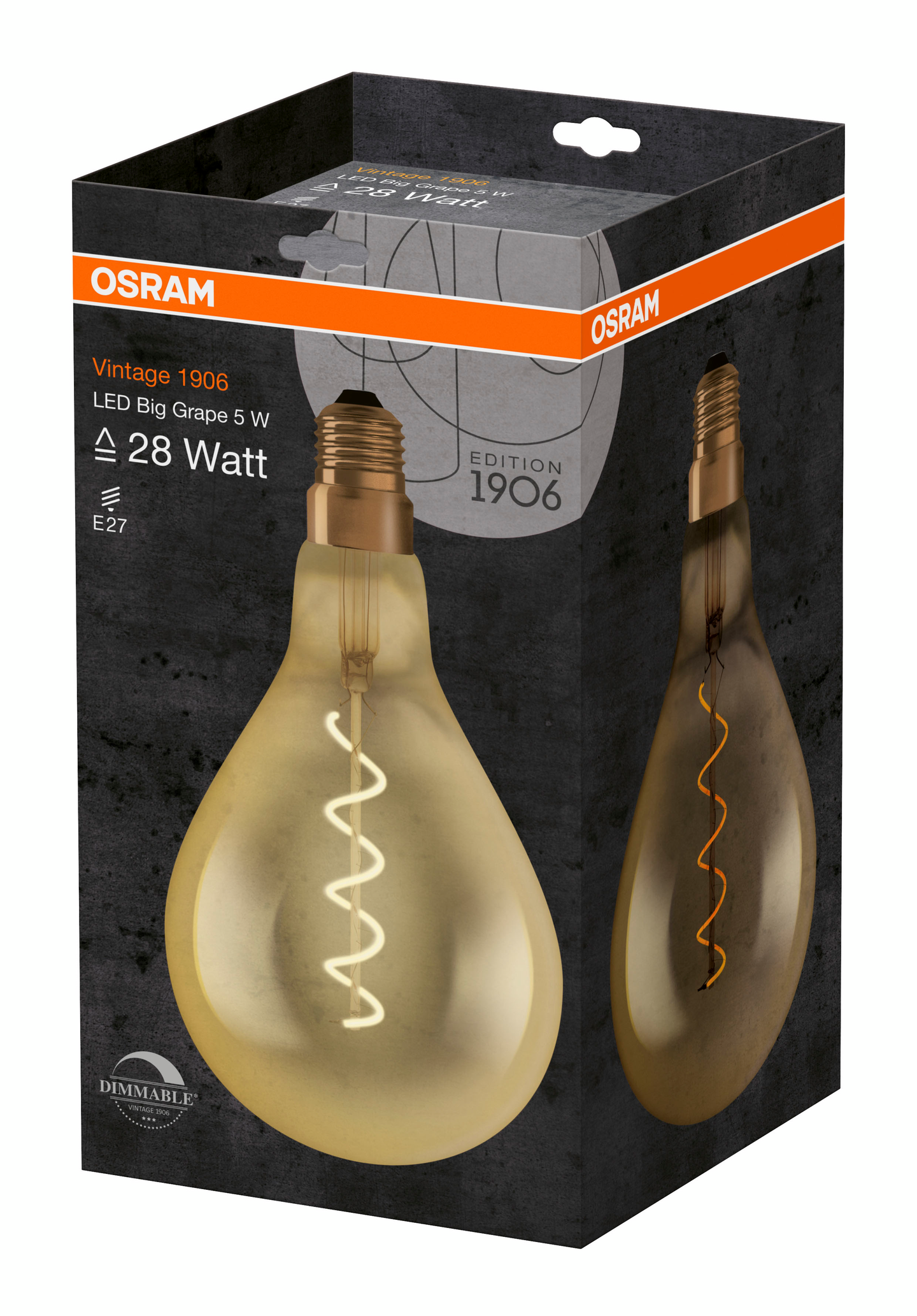 Led-sisustuslamppu OSRAM Vintage 1906 E27