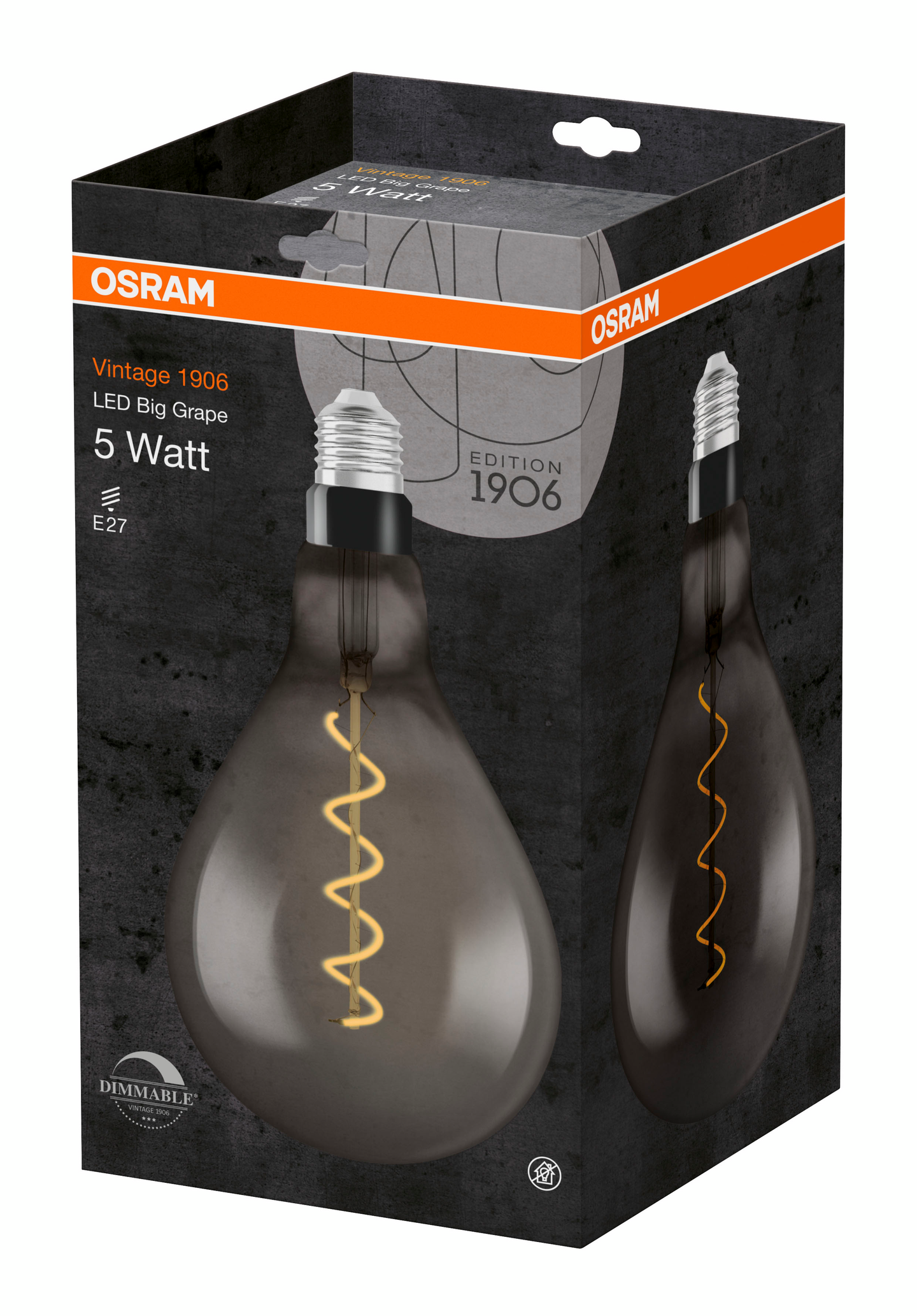 Led-sisustuslamppu OSRAM Vintage 1906 E27