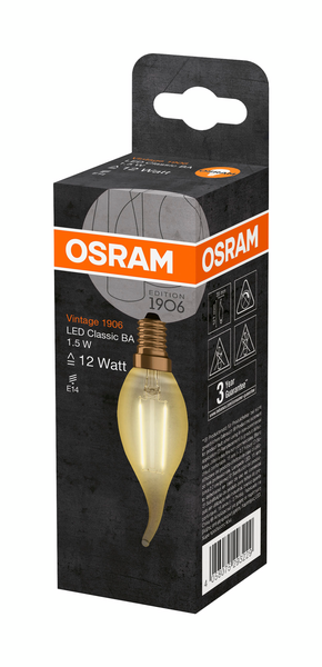 Led-kynttilälamppu OSRAM Vintage 1906 E14