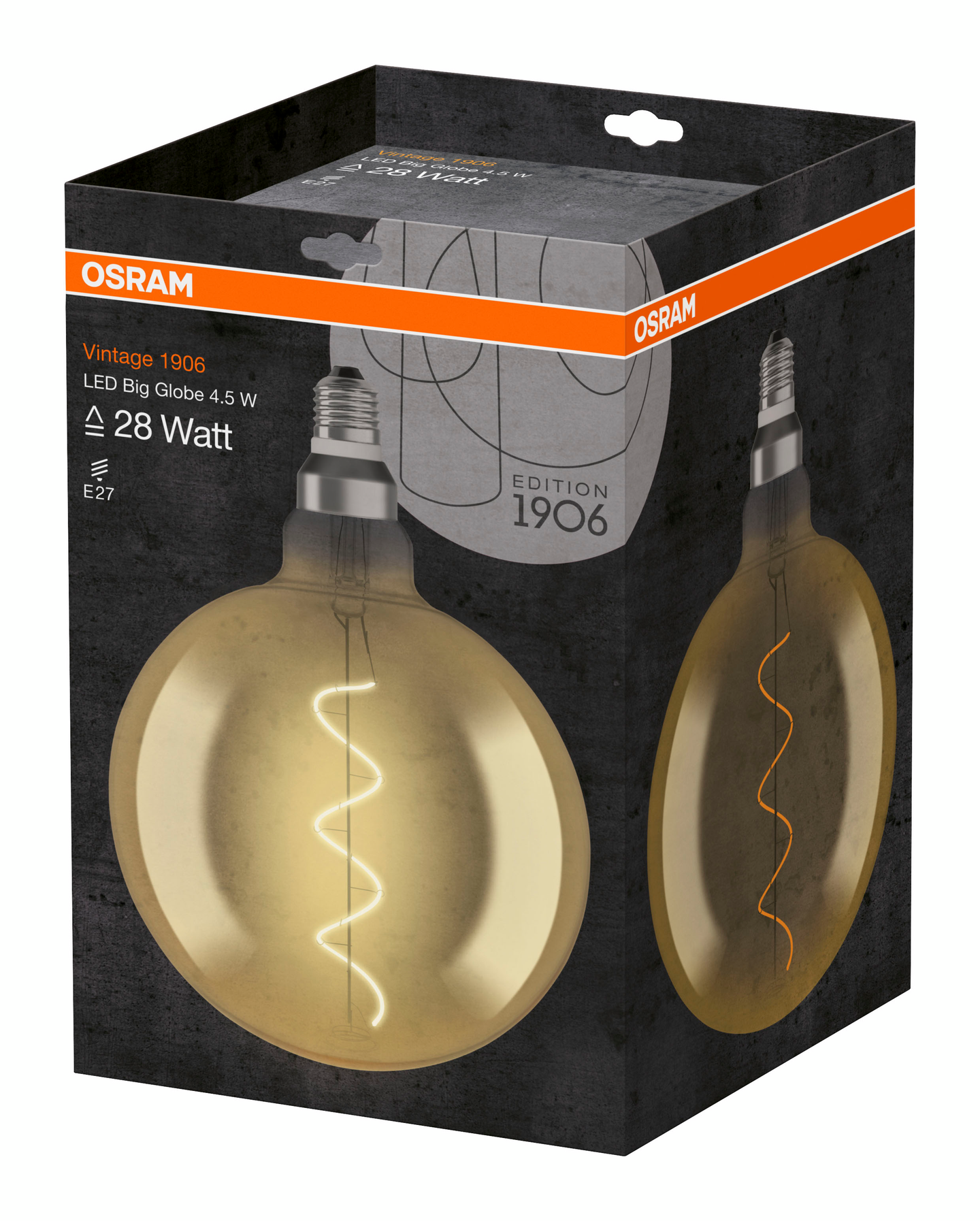 Led-lamppu OSRAM Vintage 1906 Globe 200 E27