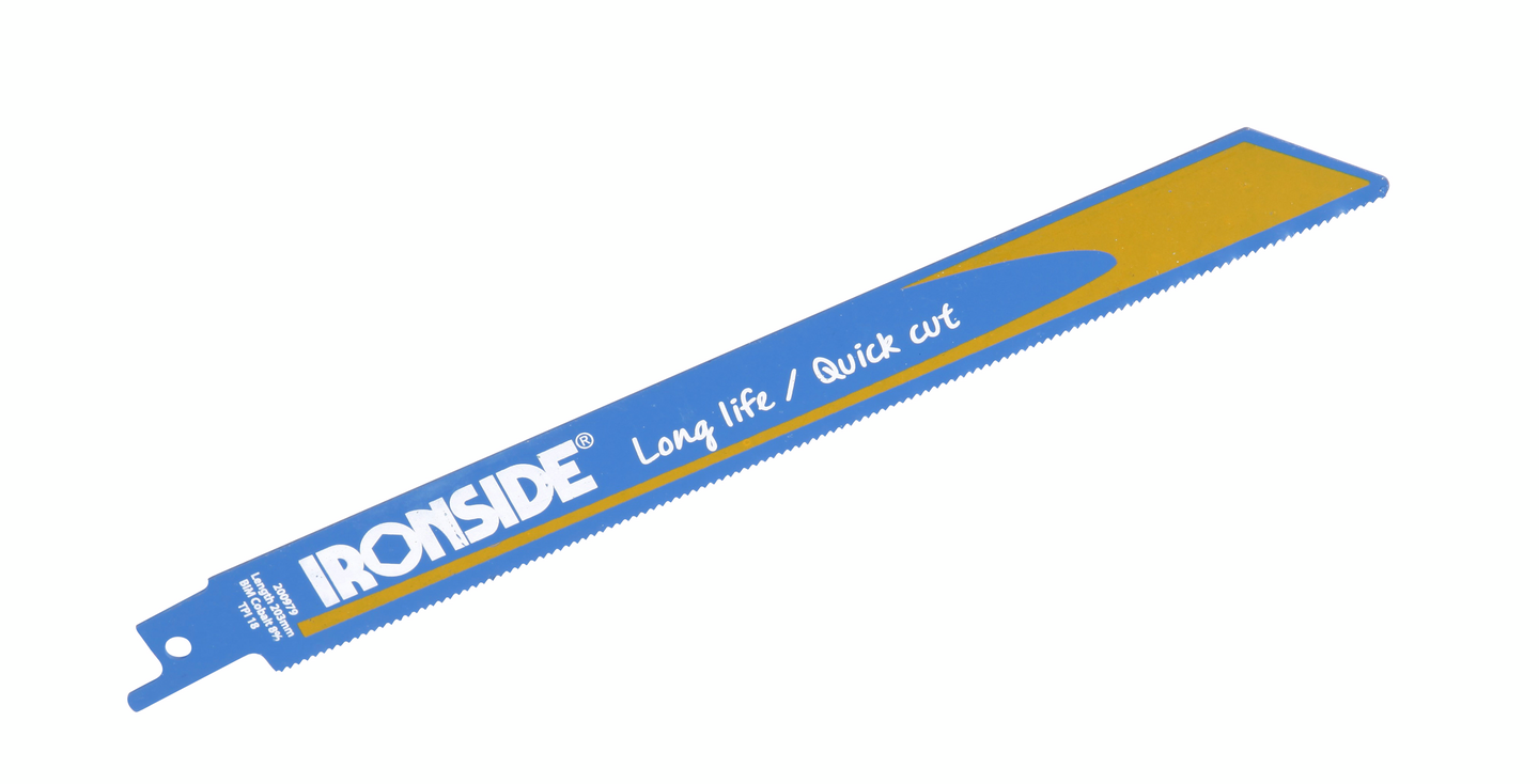 Puukkosahanterä Ironside metallille 203mm 18H 5kpl