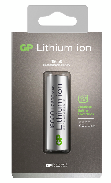 Akku GP Lithium-ion 18650 2600mAh