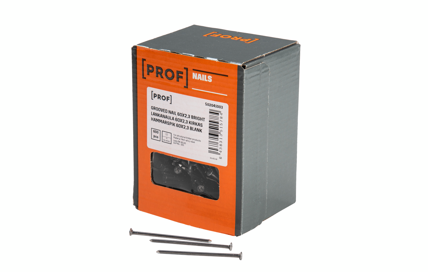 Lankanaula PROF 60x2,3 kirkas 600kpl