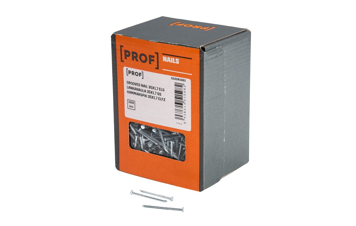 Lankanaula PROF 35x1,7 sähkösinkitty 1000kpl