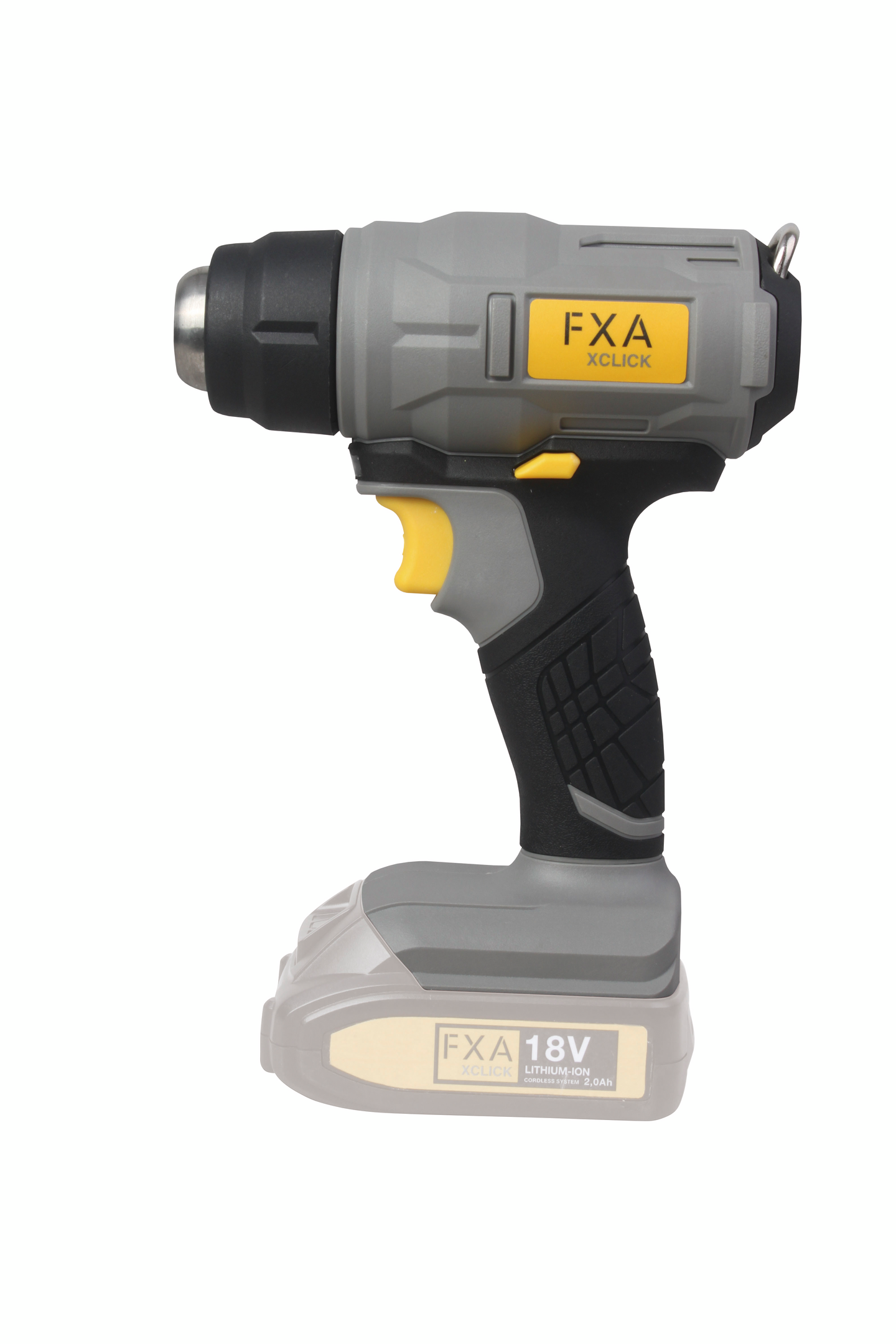 Akkukuumailmapuhallin FXA XCLICK runko