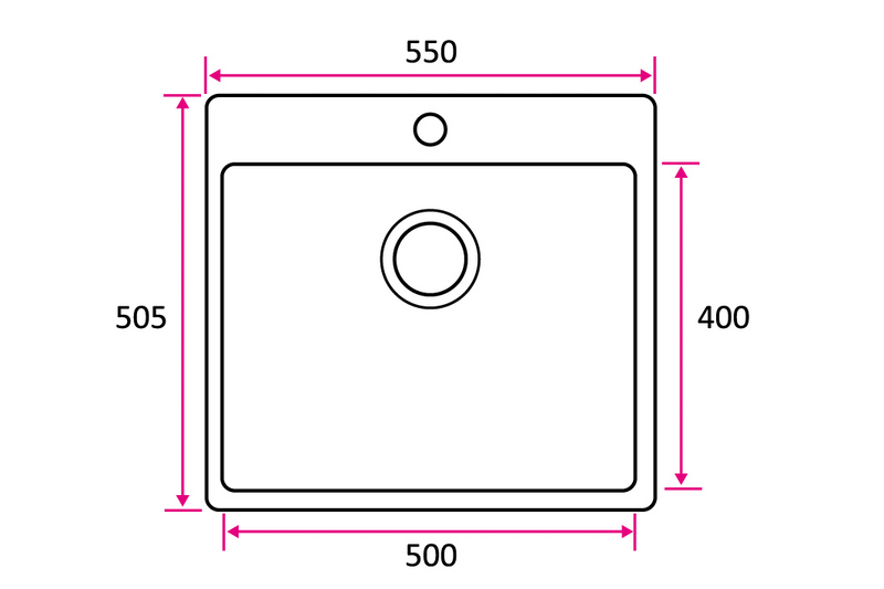 Keittiöallas Stala rst-allas Lagom-T50 hana-alue