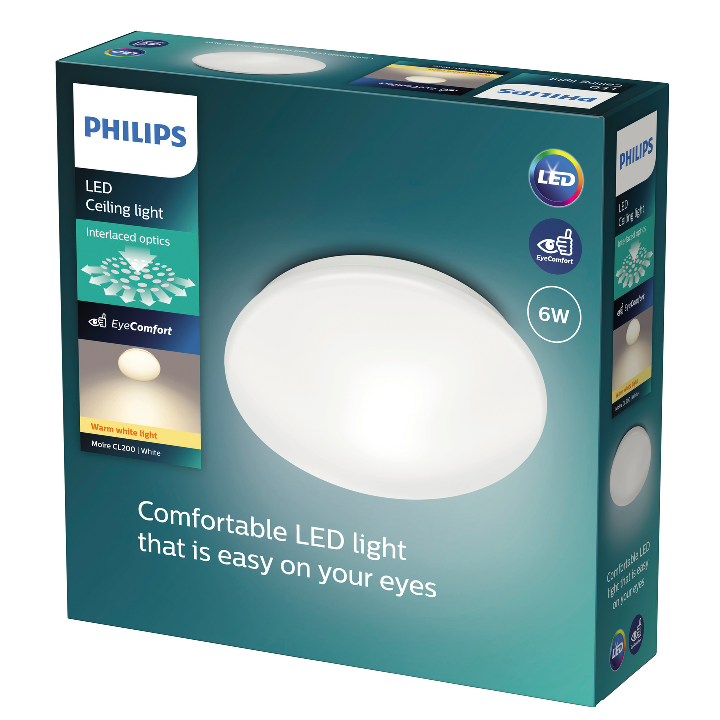 Kattovalaisin Philips CL200 6W 600lm 2700K led IP20