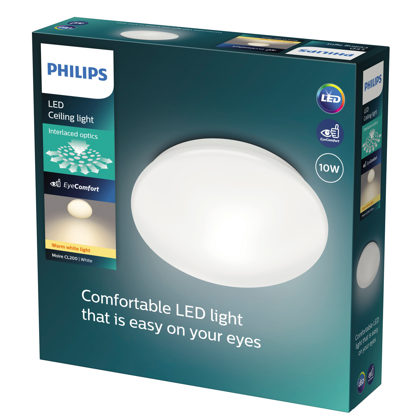 Kattovalaisin Philips CL200 10W 1000lm 2700K led IP20