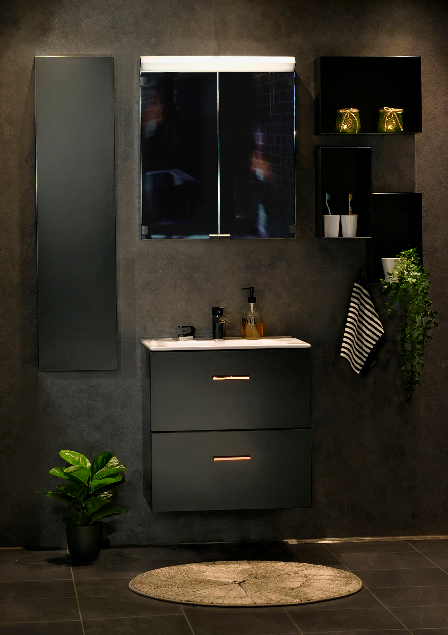 Säilytyslaatikko Polaria Loota 350 harmaa