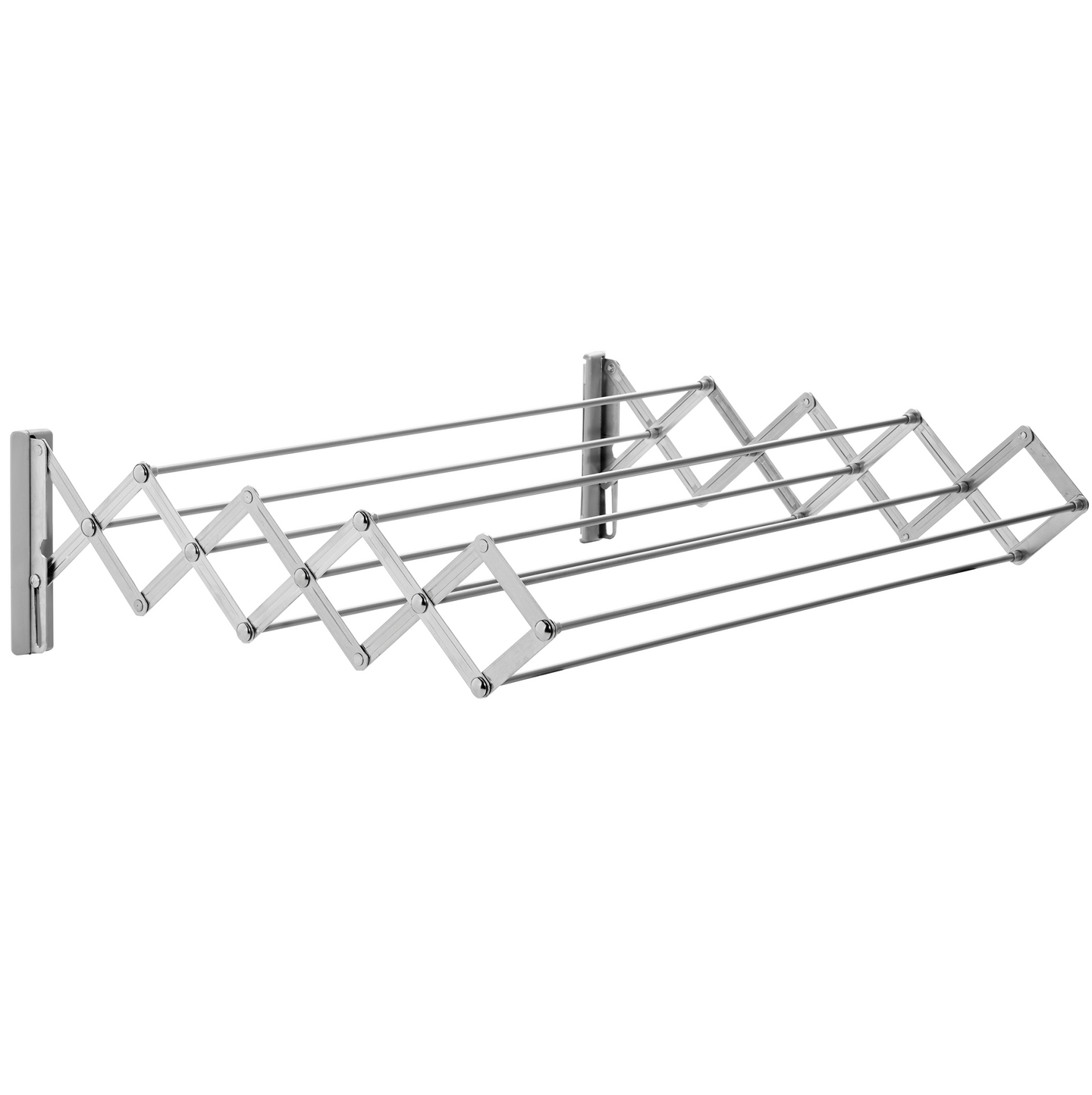 Kuivausteline Ruck-Zuck 100cm harmaa