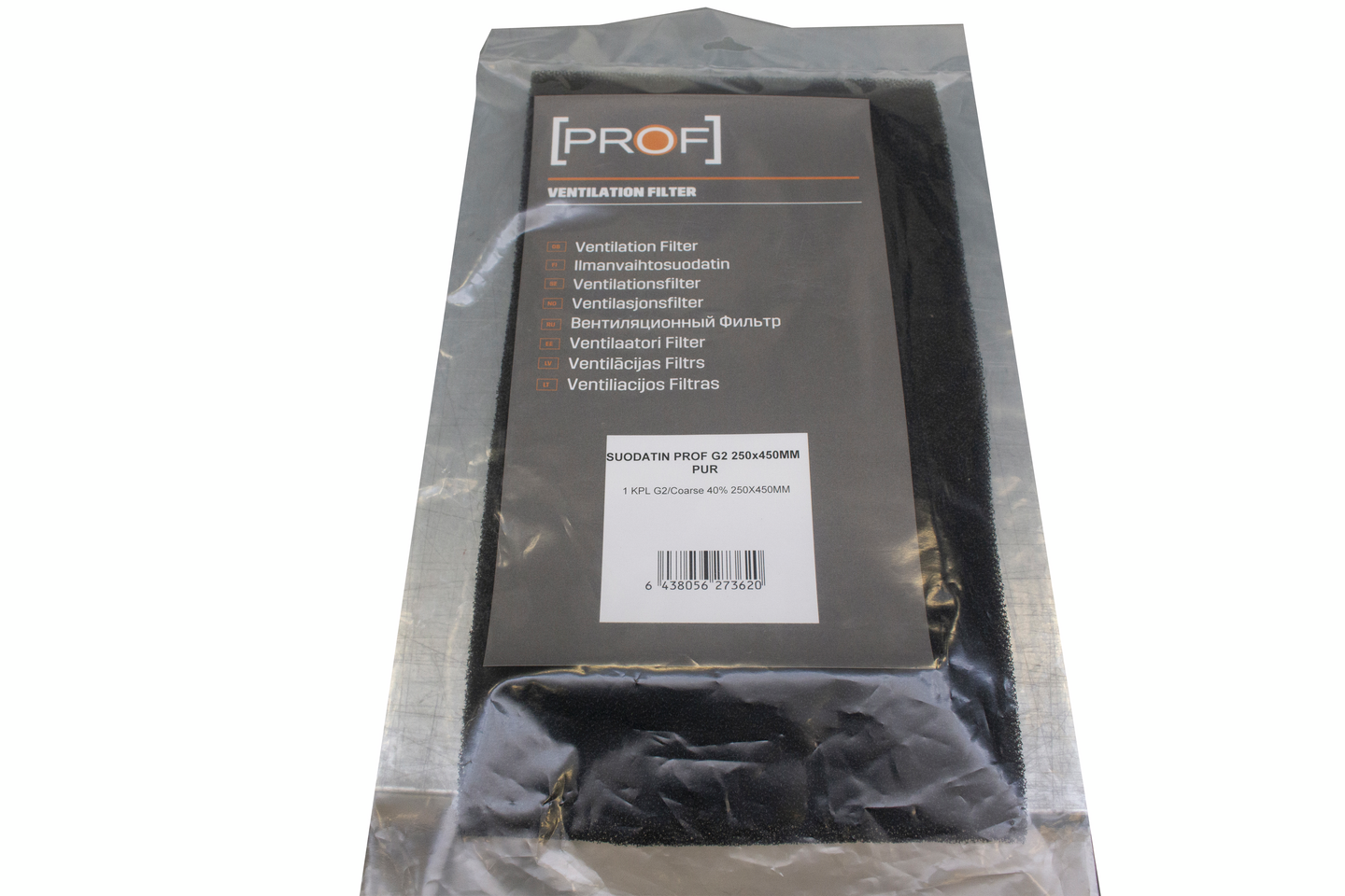 Suodatin PROF G2 250x450mm