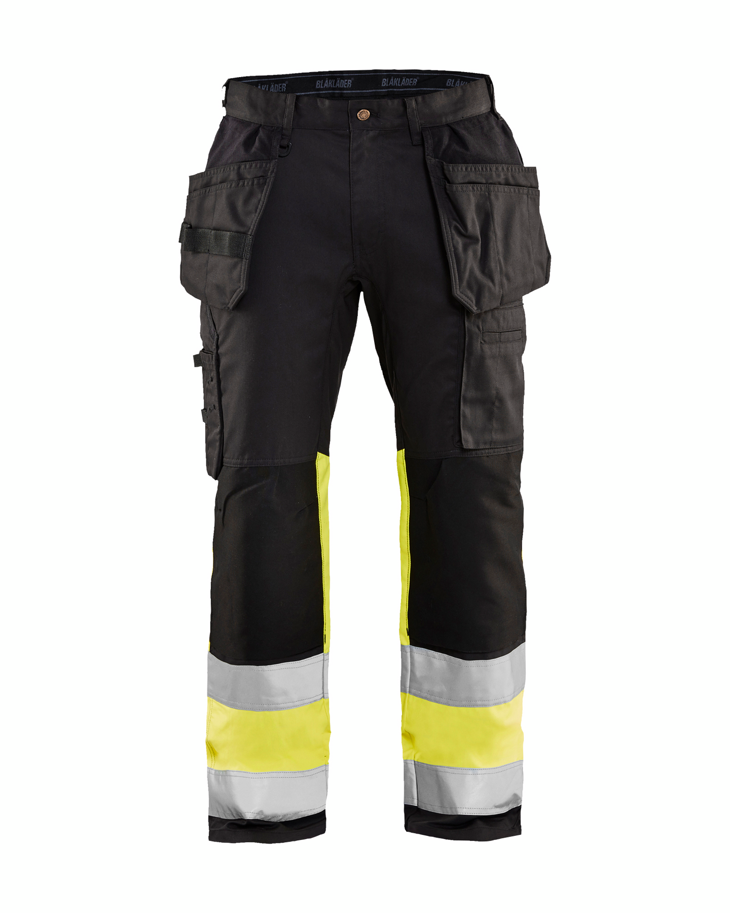 Riipputaskuhousut Blåkläder 155818119933 musta/huomiokeltainen