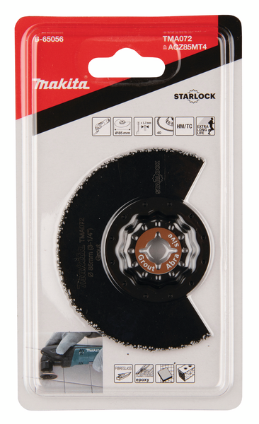 Kovametalliterä Makita segmentti 85mm HM k40 ohut