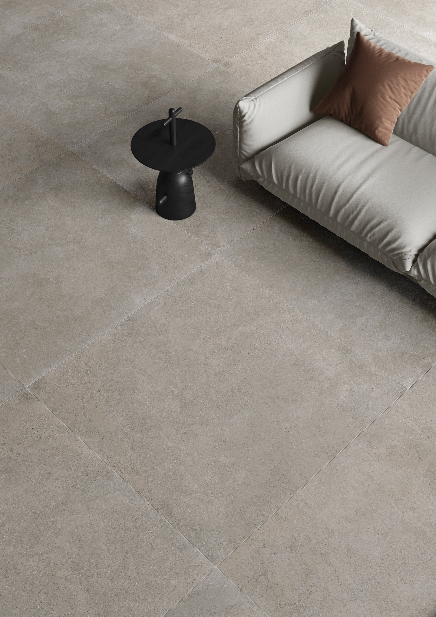 Lattialaatta Cello Brystone 60x60 harmaa RT R10B 1,08 m²