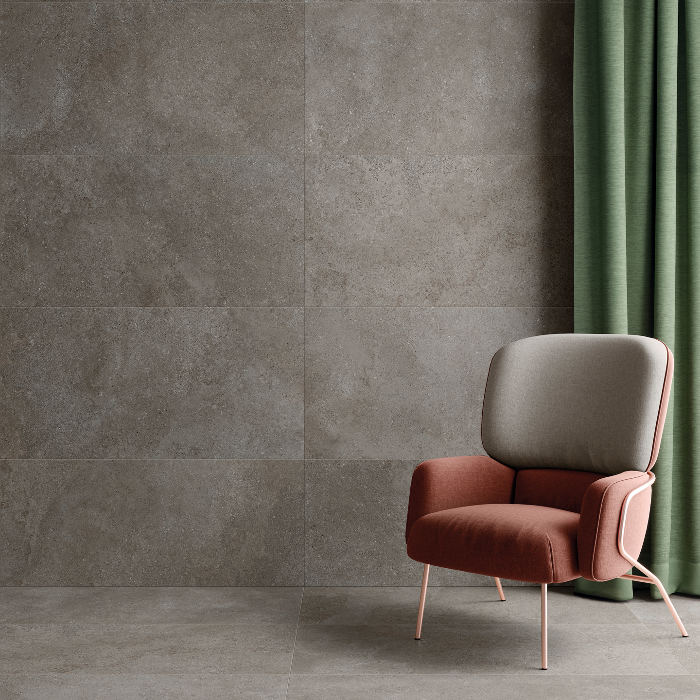 KLINKER CELLO BRYSTONE 60X60 BRUN, RT R10 1,08M2