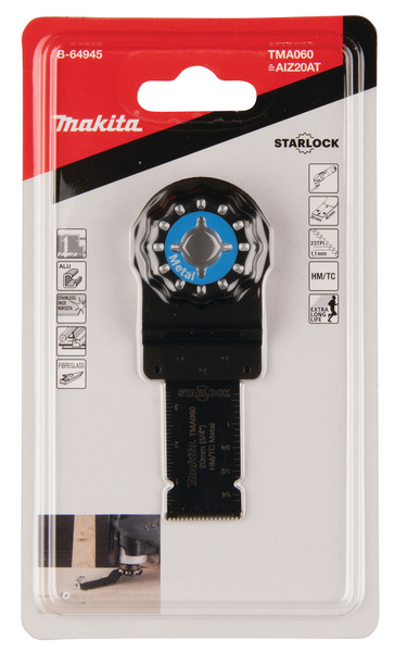 Sahanterä Makita upotukseen 20mm HM ruuvit, naulat, rst