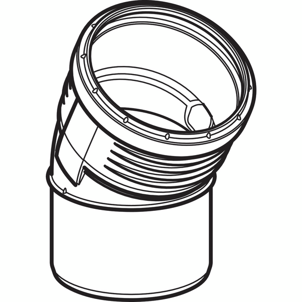 DB kulmayhde Geberit Silent 110x30 polypropeeni