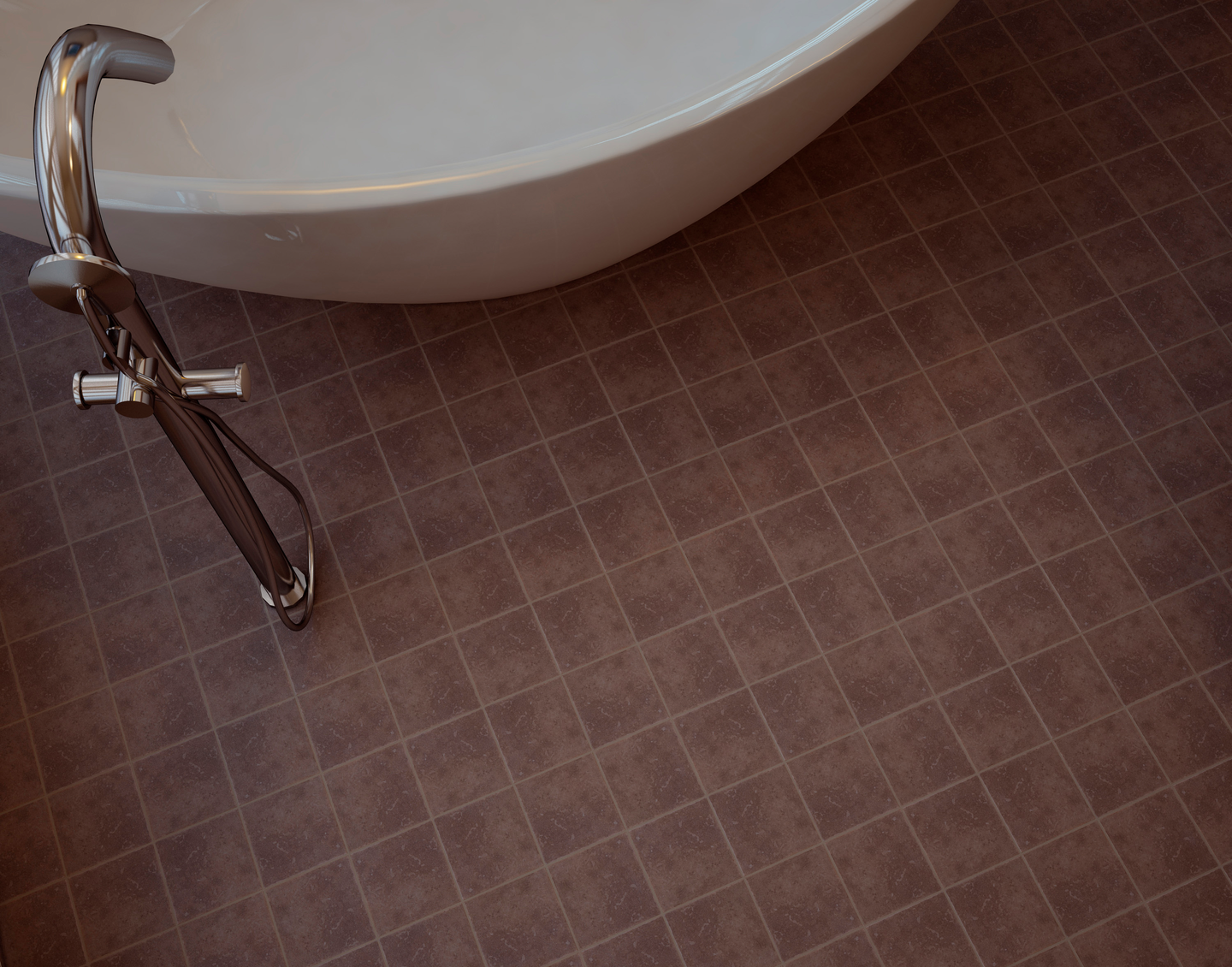 Lattialaatta Cello Kaya Rustic 9,7x9,7 ruskea 1,44m²