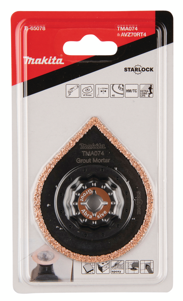 Kovametalliterä Makita hionta 70mm HM k40 pisaramuoto