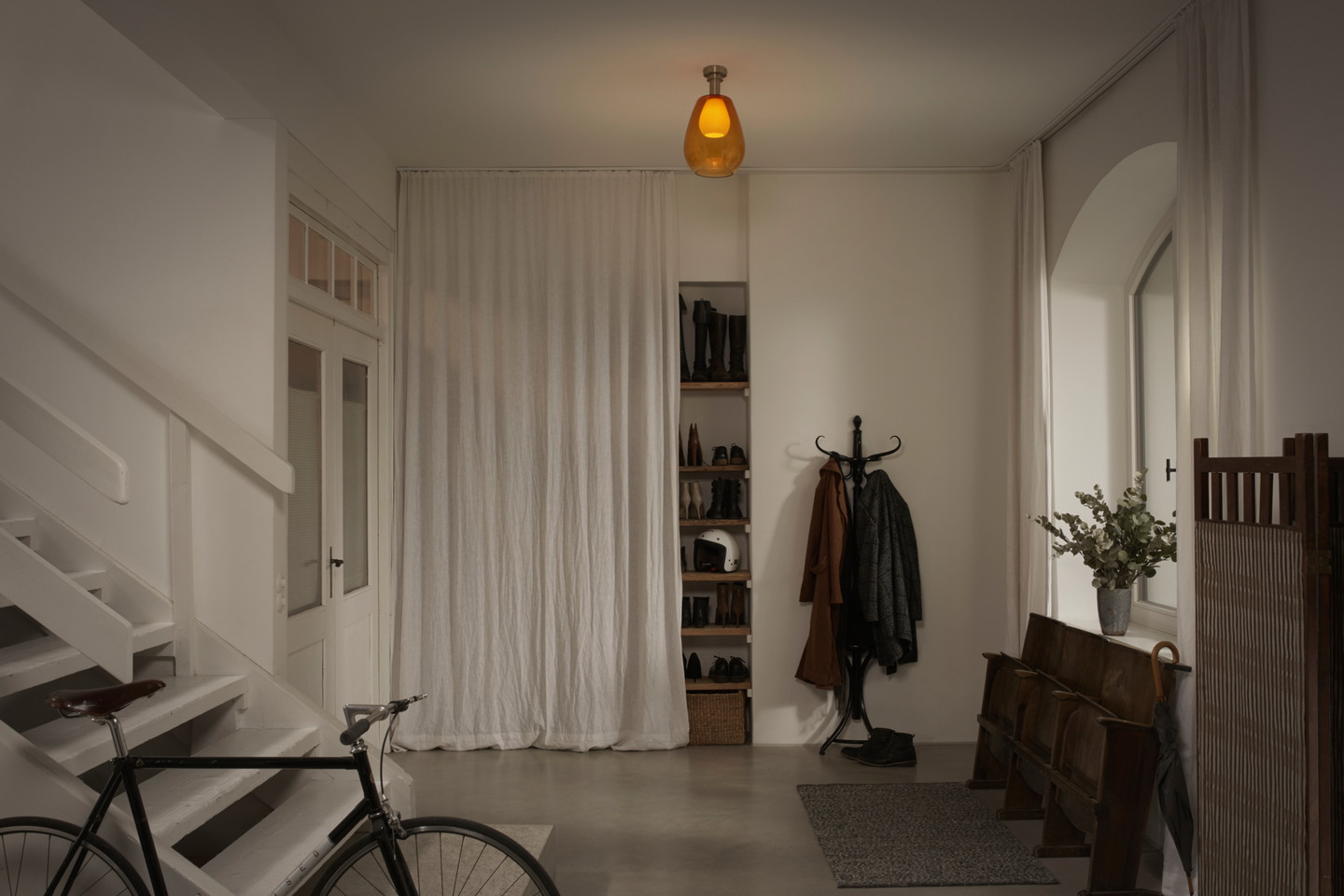 Kattovalaisin LEDVANCE Vintage Edition 1906 Cone Glass Orange 260x345