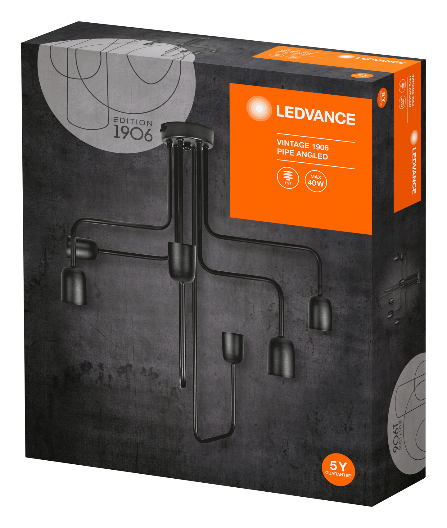 Kattovalaisin LEDVANCE Vintage Edition 1906 Pipe Angled