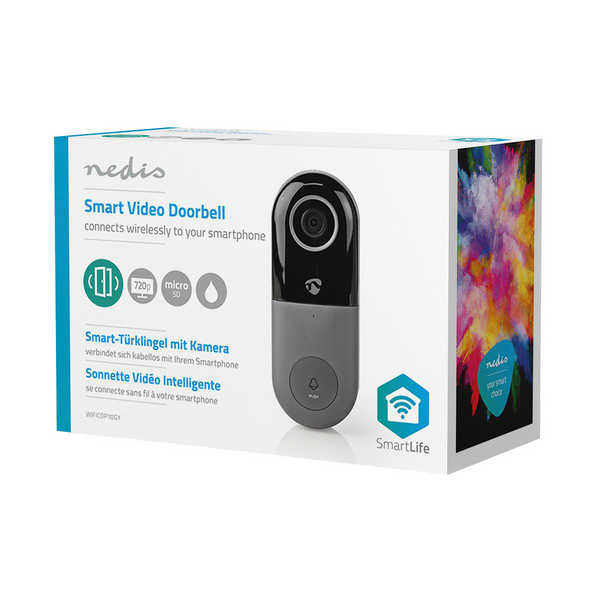 Ovikellokamera Nedis wifi HD 720P