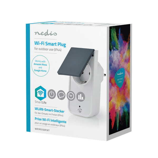 Ulkopistorasia Nedis Wi-Fi 16A IP44
