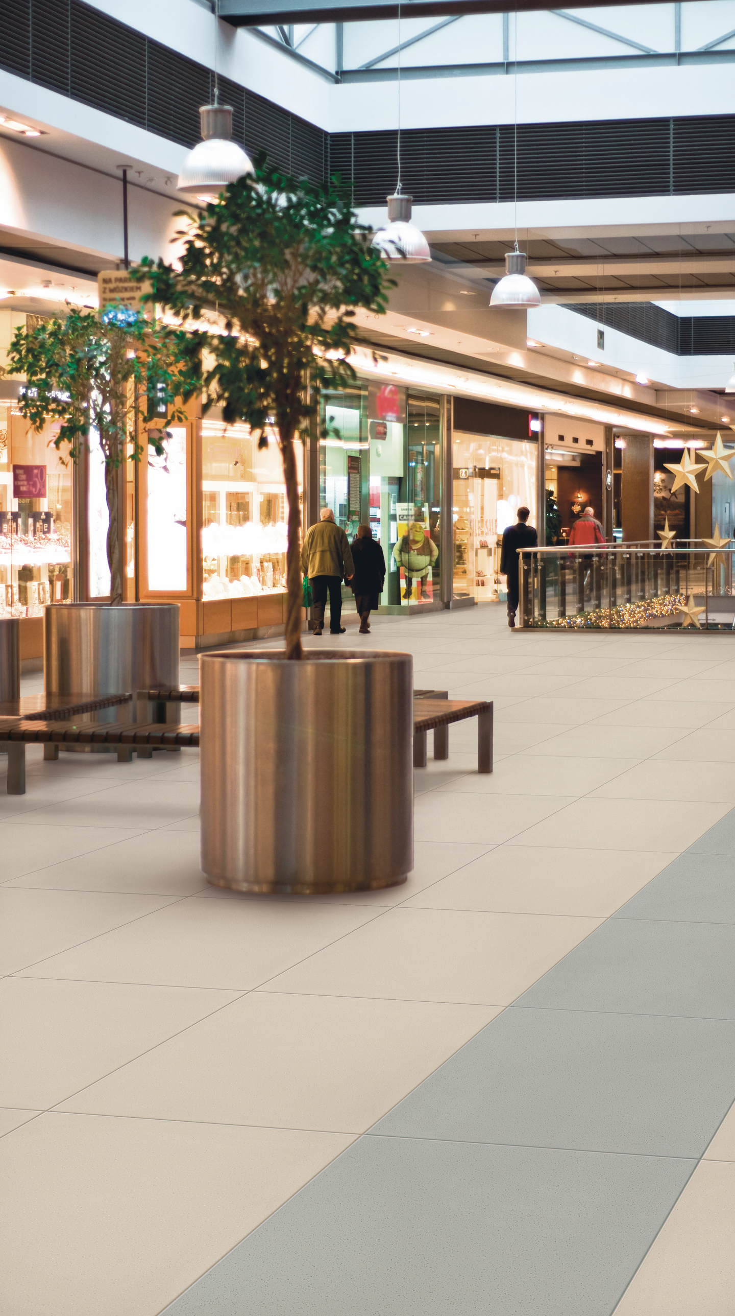 Lattialaatta Cello NoDots 30x30 Glasier Peak vaaleanharmaa R10 PK RAL7038 1,35m²