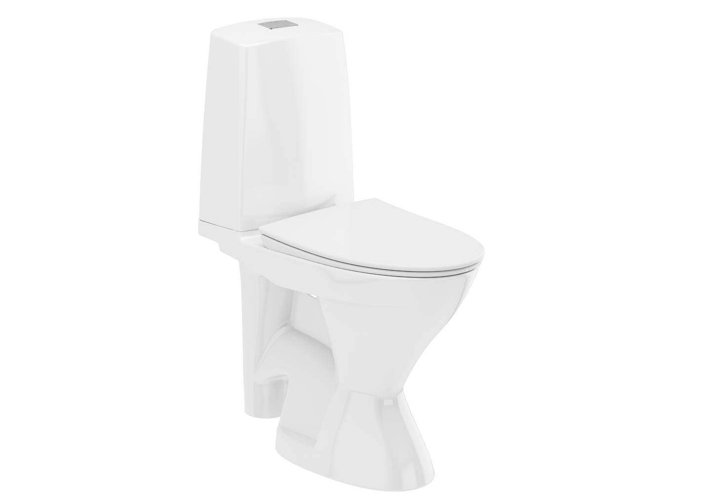 Wc-istuin IDO Glow 67 peruskorjaus korkea 2-t ilman kantta 3826701101