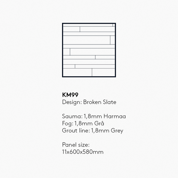 Välitilalevy Fibo 2124-KM99 HG New York Black