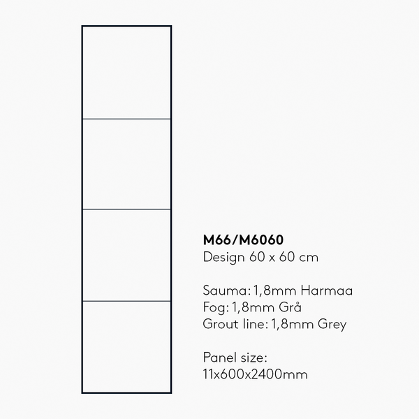 Sisustuslevy Fibo 2145-M6060 S Grey Cement