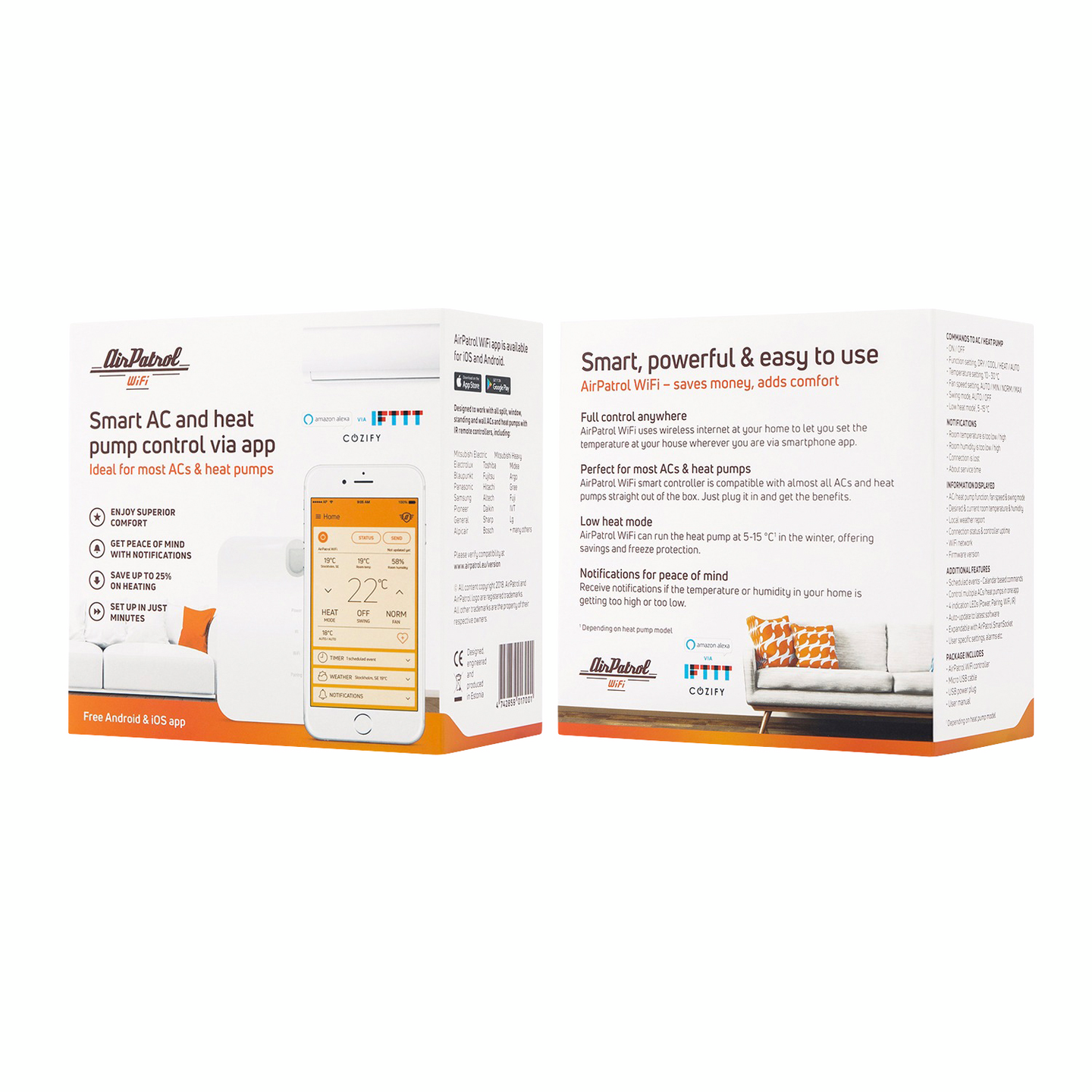 Kauko-ohjain AirPatrol Wi-Fi APW