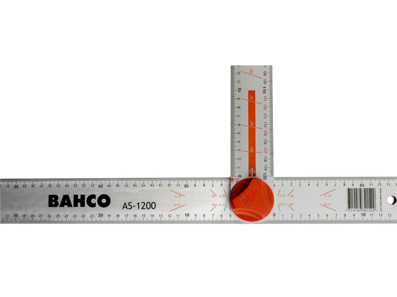 Yhdistelmäsuorakulma Bahco 120cm