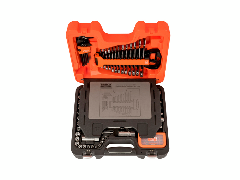 Hylsysarja Bahco S95 1/4in ja 1/2in 95-osainen