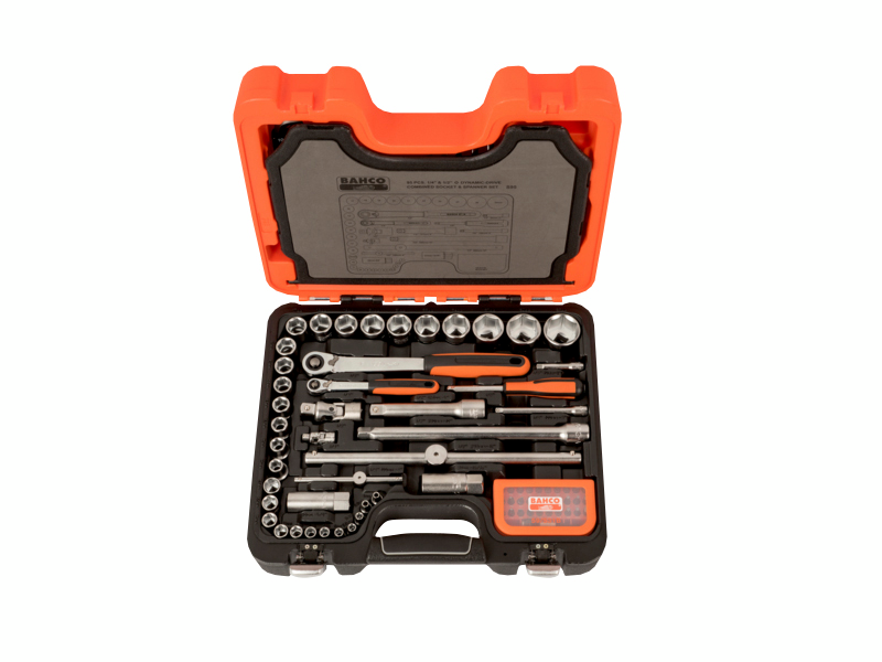 Hylsysarja Bahco S95 1/4in ja 1/2in 95-osainen