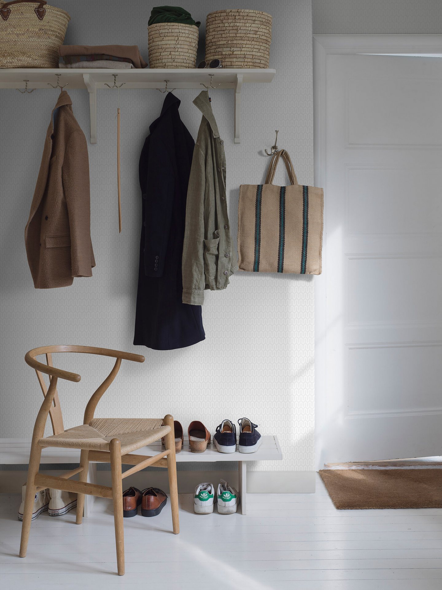 Kuitutapetti Boråstapeter Scandinavian DesignersIII/Graphics Ypsilon 1991 10,05m