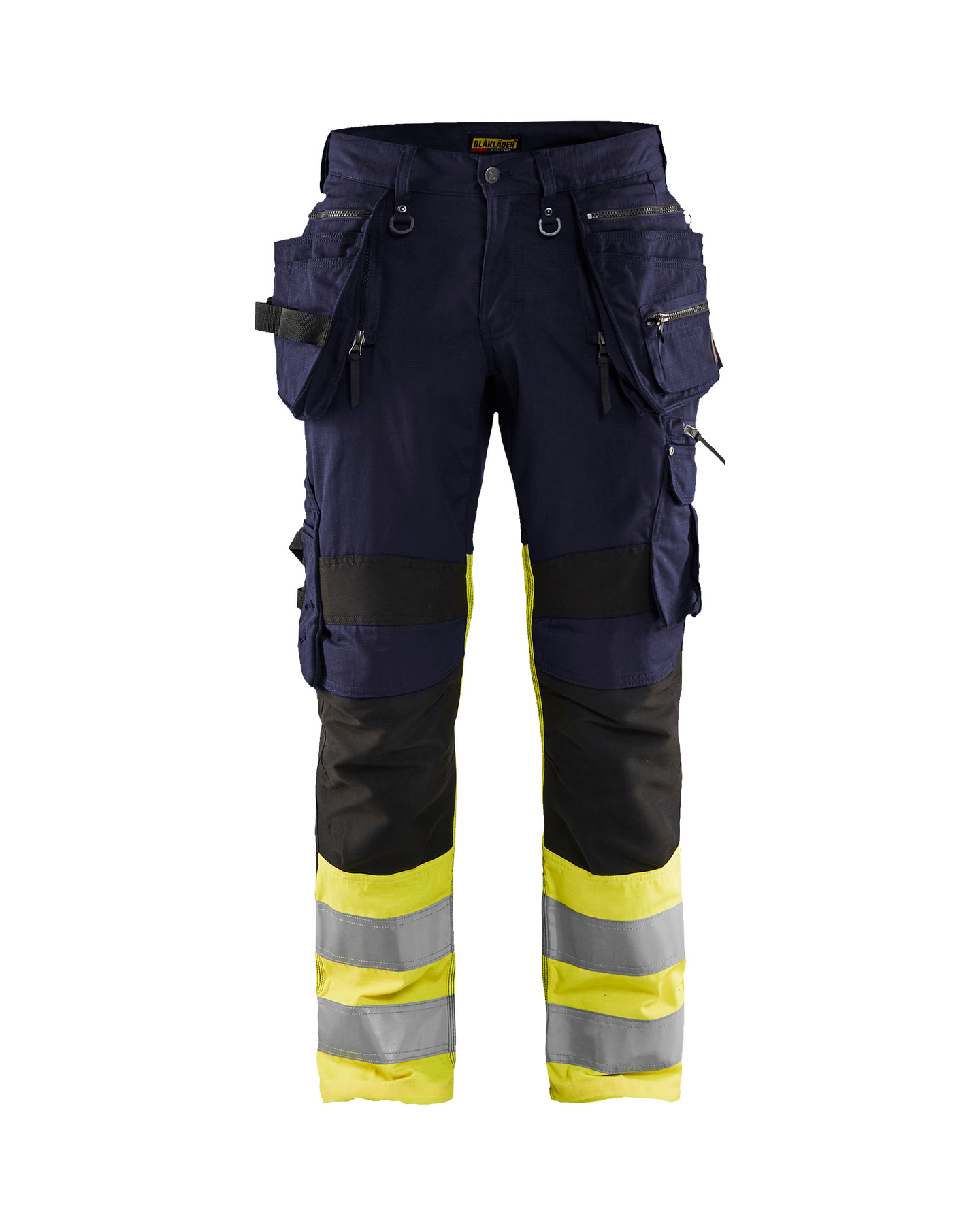 Housut Blåkläder 199413308933 tummansininen-keltainen