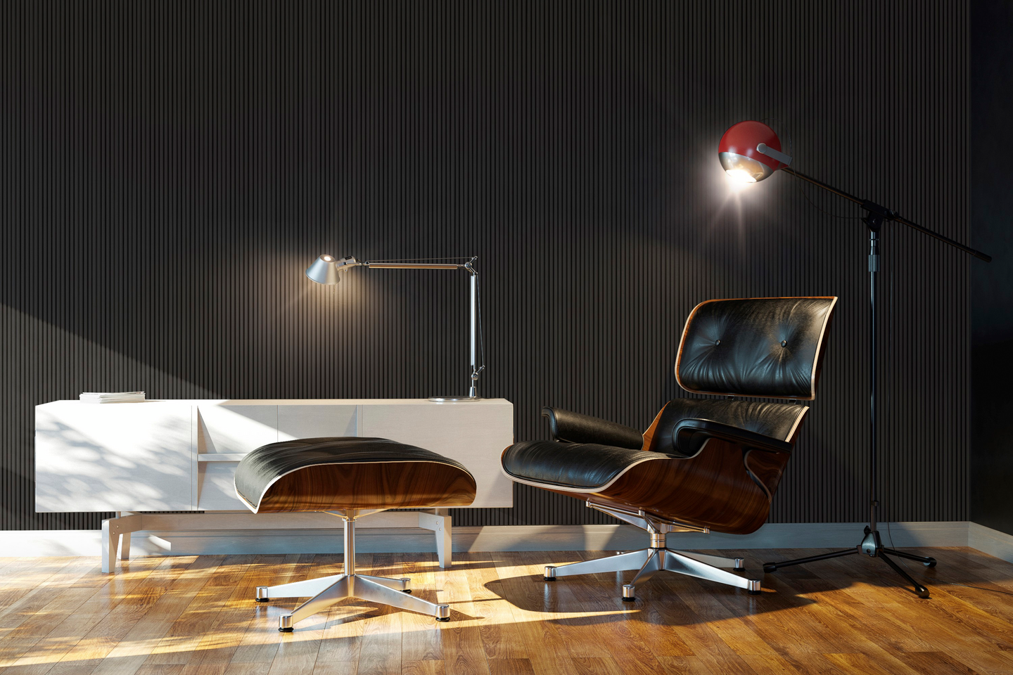 Sisustuspaneeli 15x95x2370 sormi päätypontattu 5-s mänty musta sj