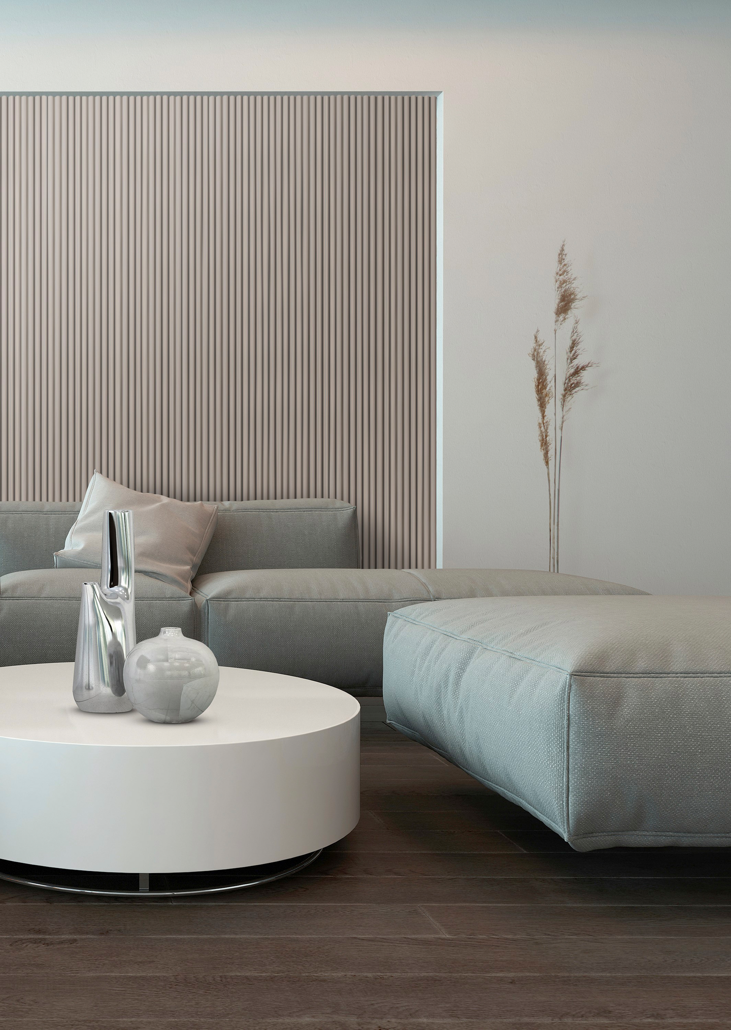 Sisustuspaneeli 15x95x2370 sormi päätypontattu 5-s mänty harmaa sj