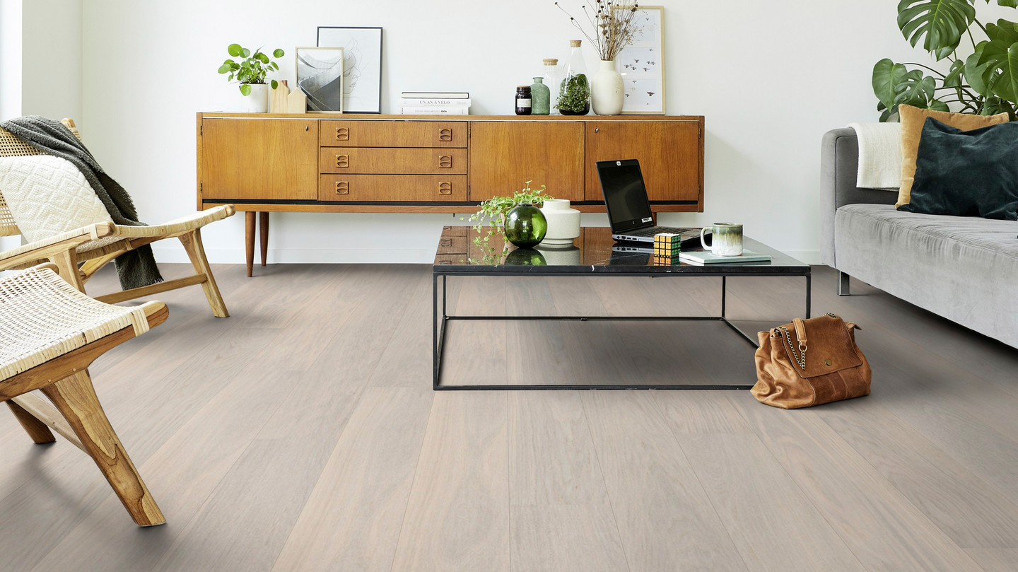 Parketti Tarkett Shade tammi Cotton White 1-s